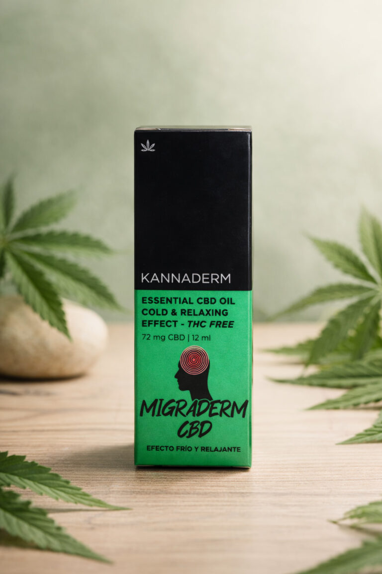 Aceite CBD para migranas Migraderm