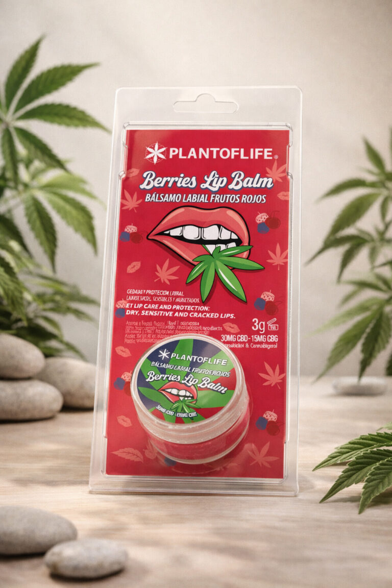 Balsamo labial frutos rojos – 1 CBD 05 CBG 30mg CBD 15mg CBG