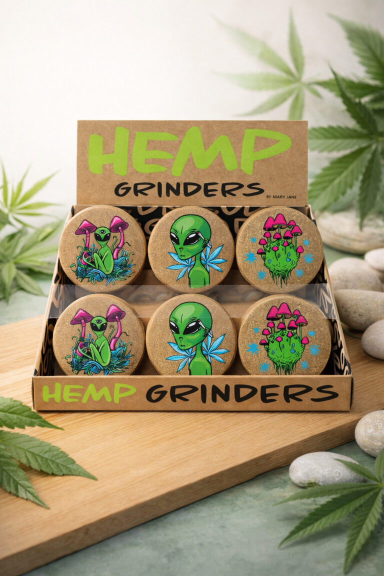 Grinder de Canamo Alien Mushroom