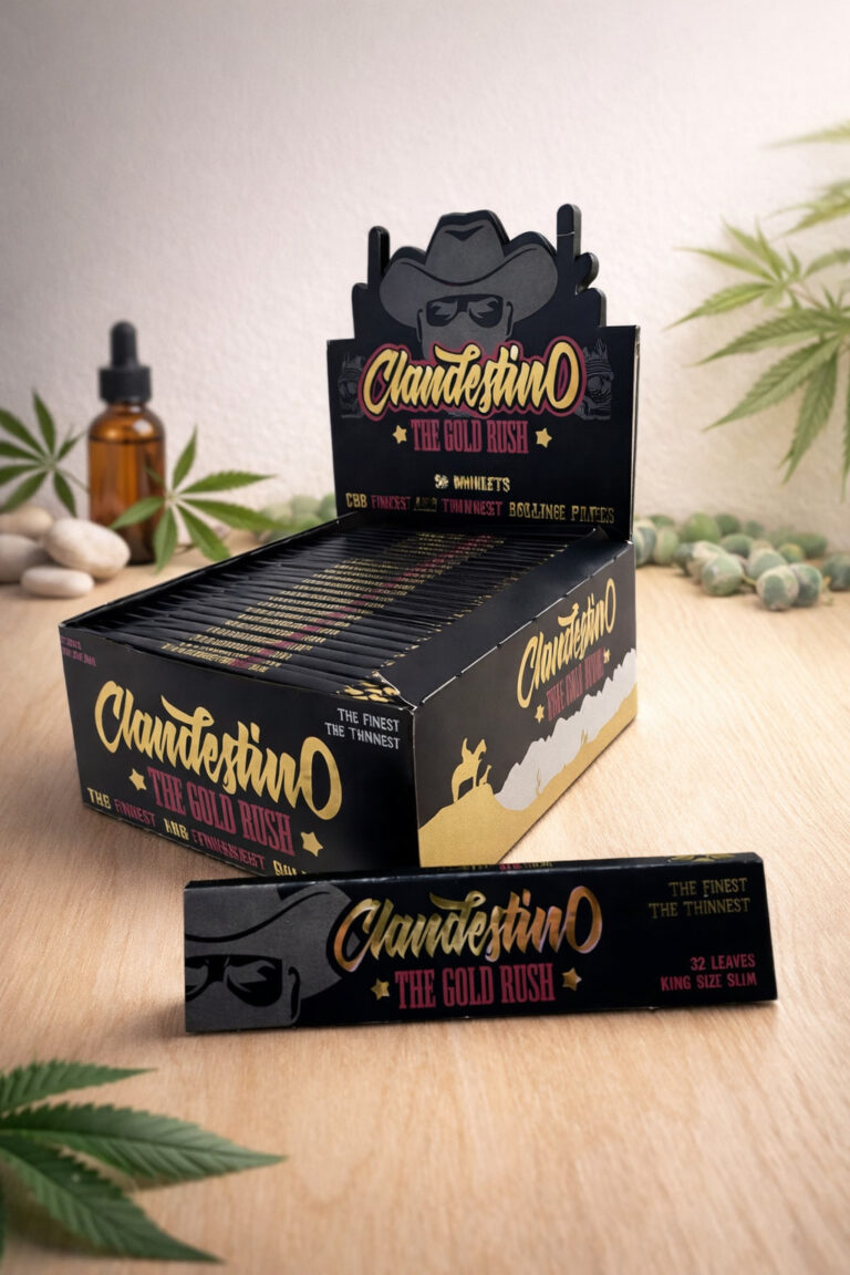 Papel King Size Brown THE GOLD RUSH Clandestino Ultrafino