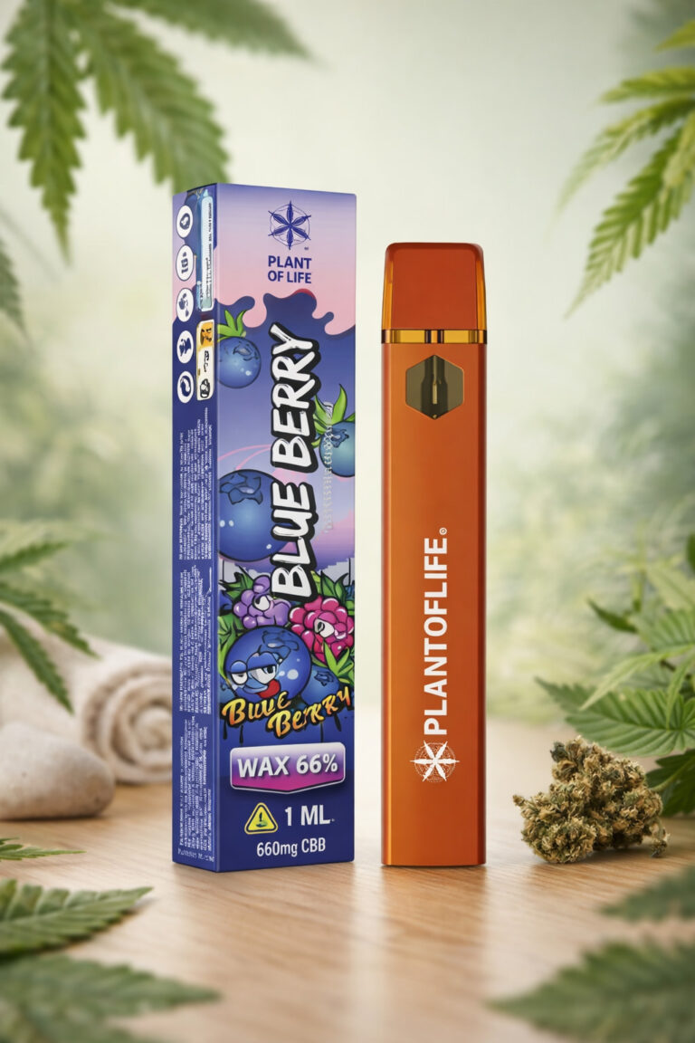 Vaporizador Desechable Wax 66 CBD Blueberry Plant Of Life 1